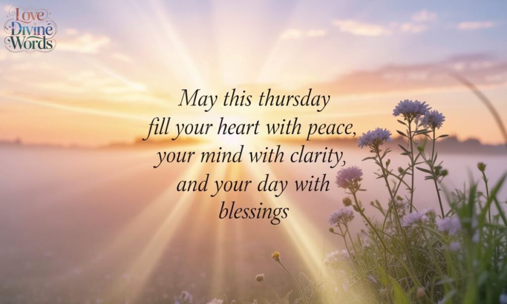 Good Morning Thursday Blessings Images and Quotes