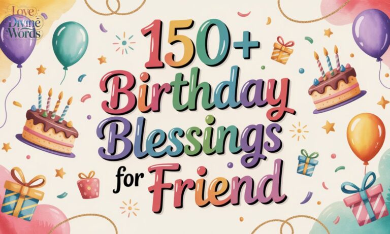 150+ Birthday Blessings for Friend