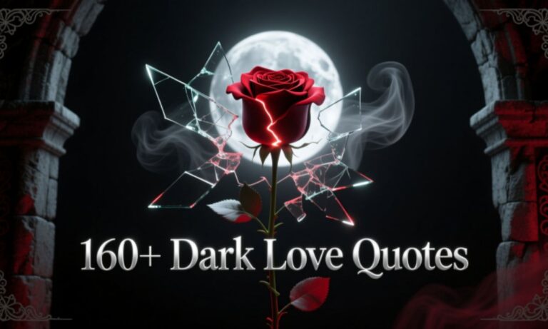 160+ Dark Love Quotes