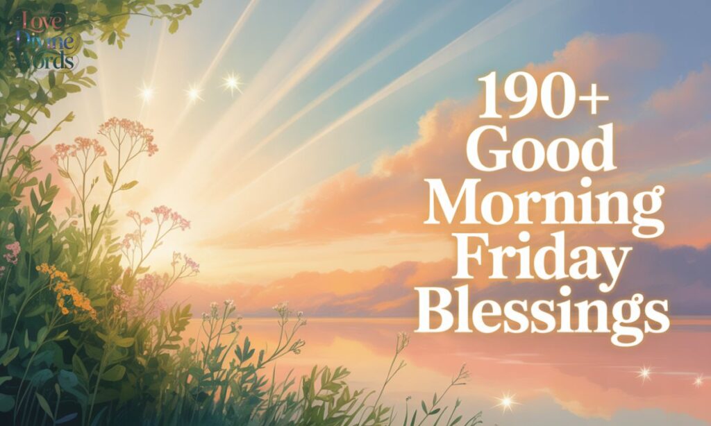 Good Morning Friday Blessings