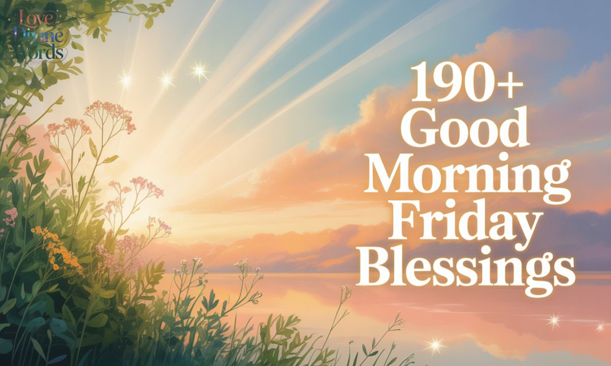 Good Morning Friday Blessings