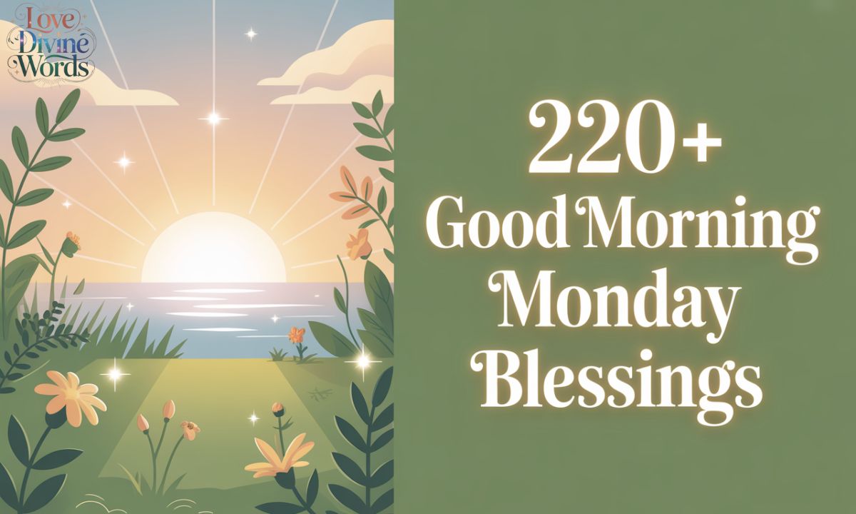 Good Morning Monday Blessings