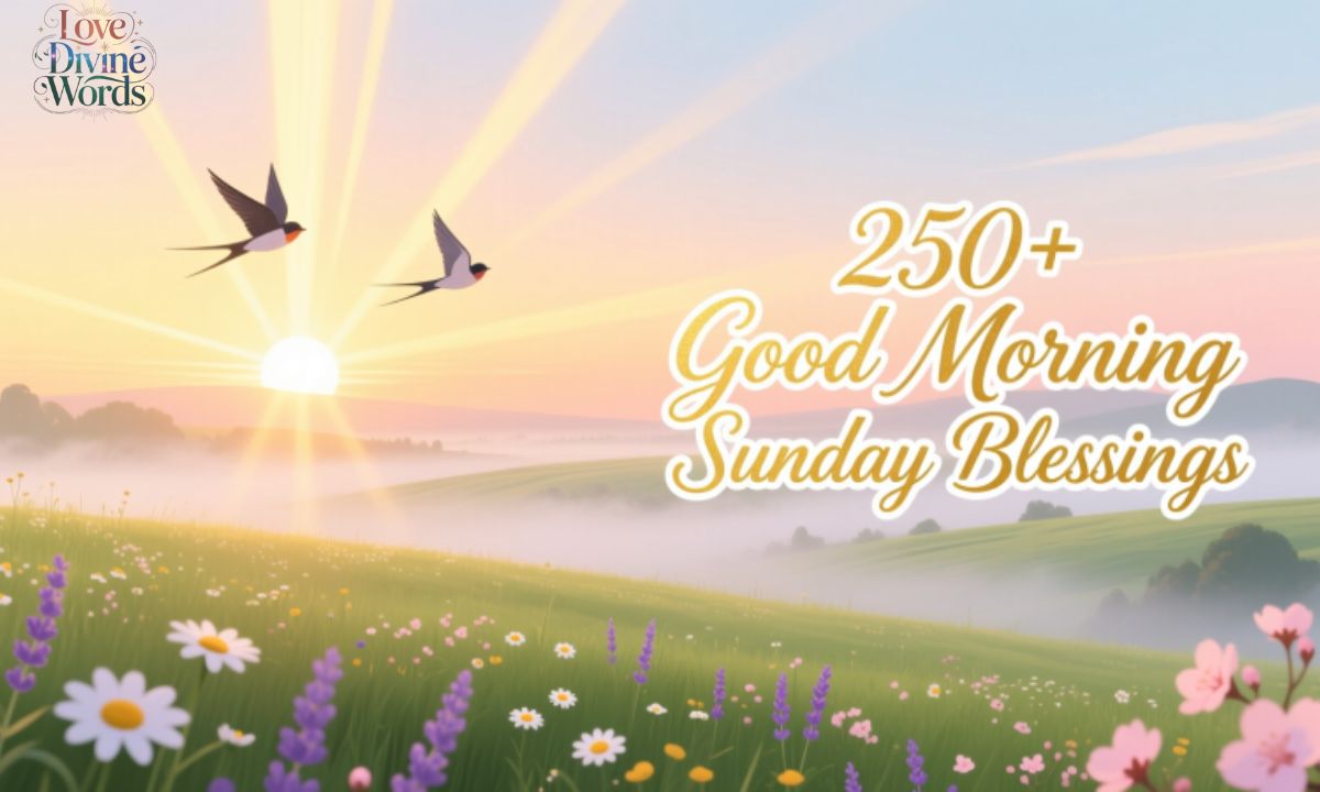 Good Morning Sunday Blessings