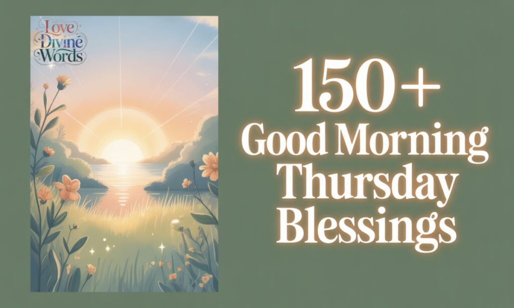 Good Morning Thursday Blessings