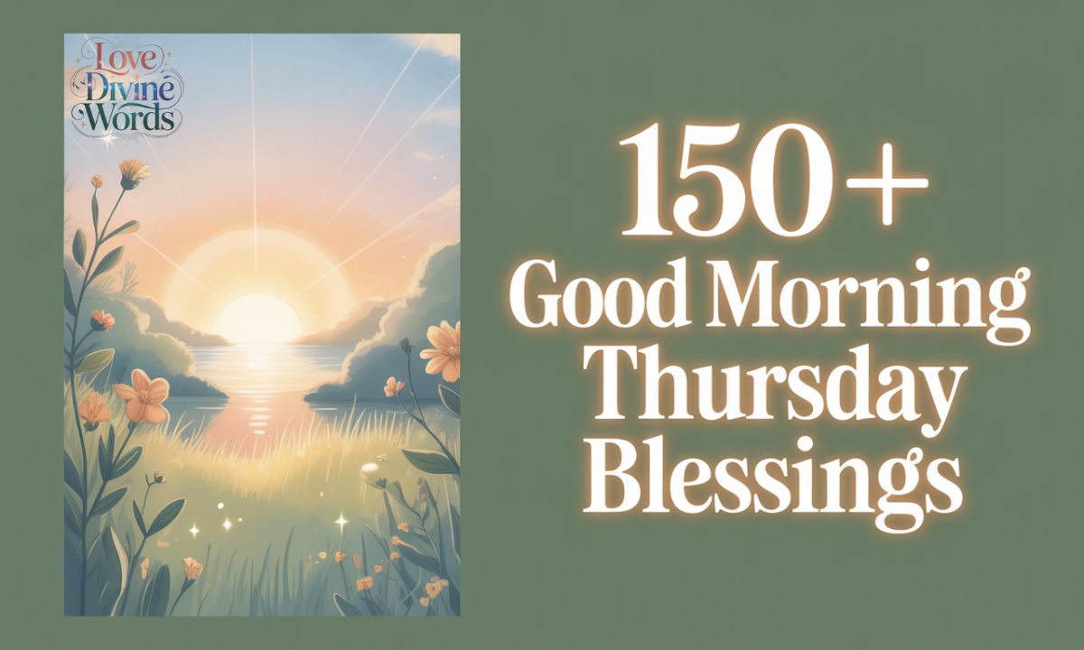 Good Morning Thursday Blessings
