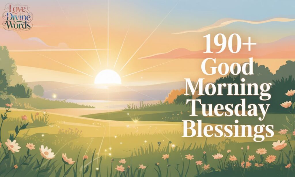 Good Morning Tuesday Blessings