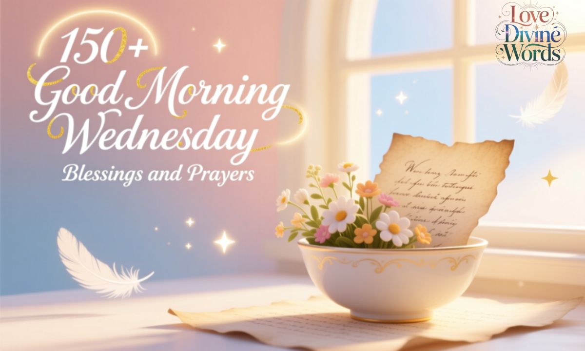 Good Morning Wednesday Blessings and Prayers