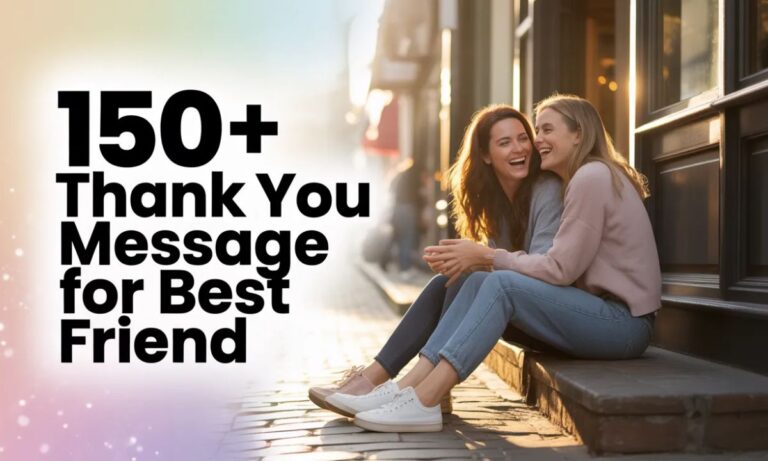 Thank You Message for Best Friend 