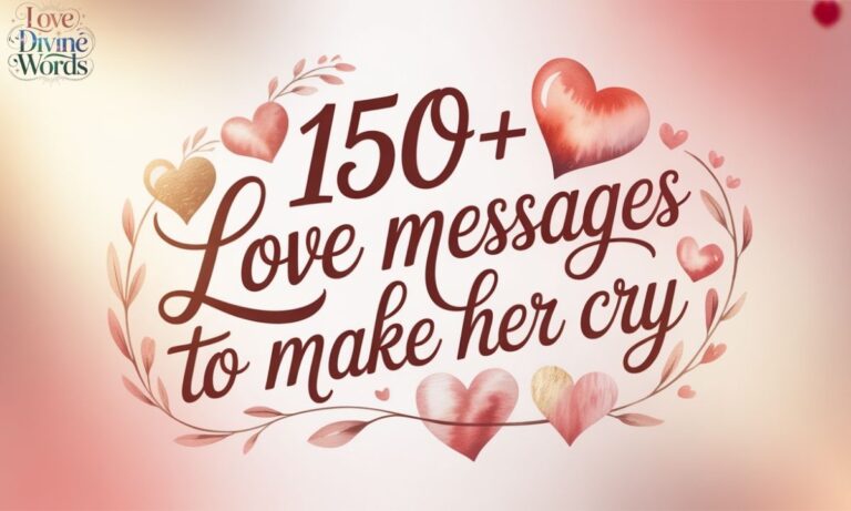 150+ Love Messages To Make Her Cry