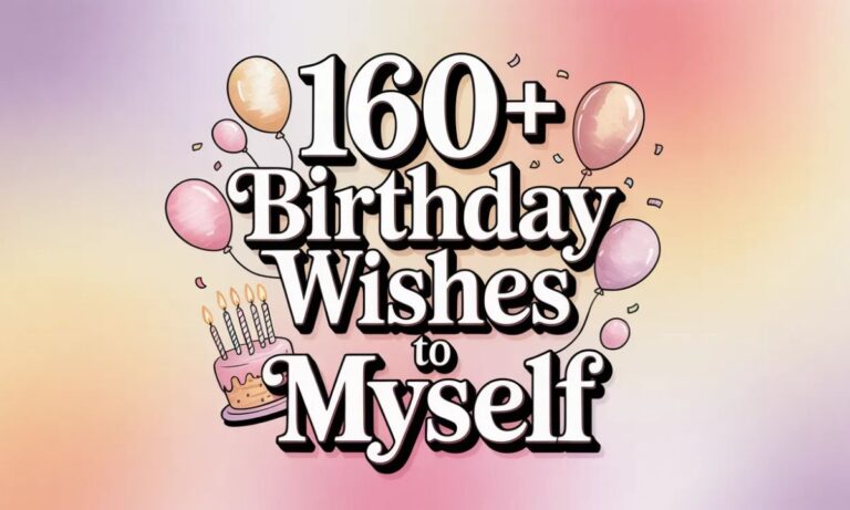 160+ Birthday Wishes to Myself