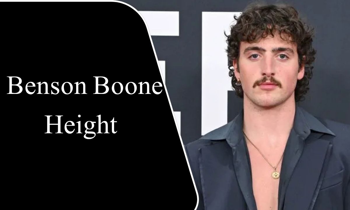 Benson Boone Height