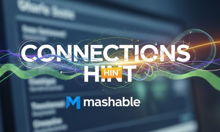 Connections Hint Mashable